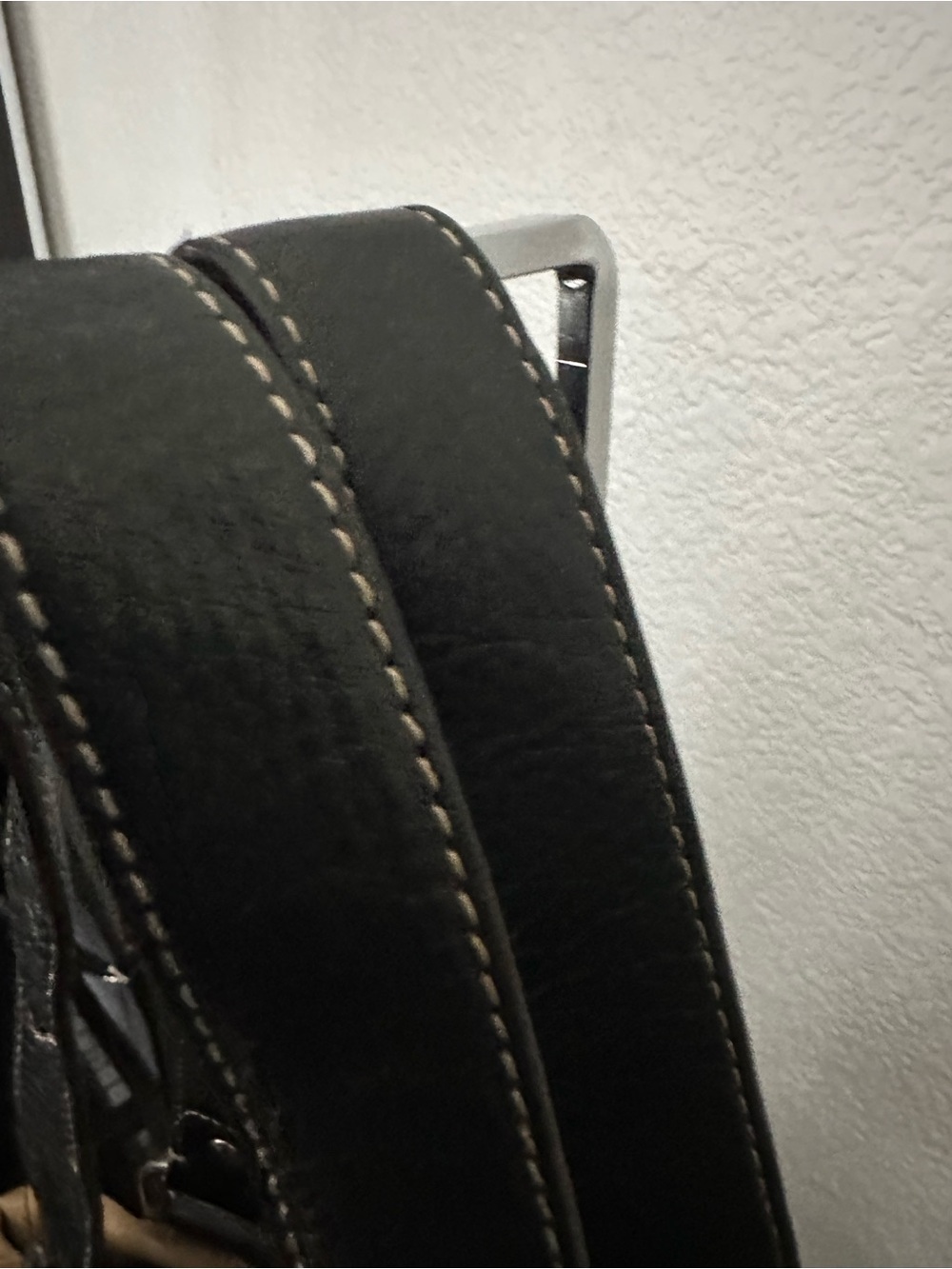 B. Makowsky Colorblock Patchwork Soft Leather Shoulder BagHobo Tricolor Y2K Boho - Picture 7 of 12